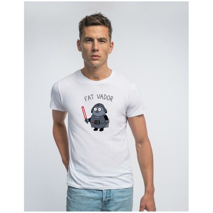 MANI TEXTILE SHAMAN - TSHIRT HOMME FAT VADOR BLANC M