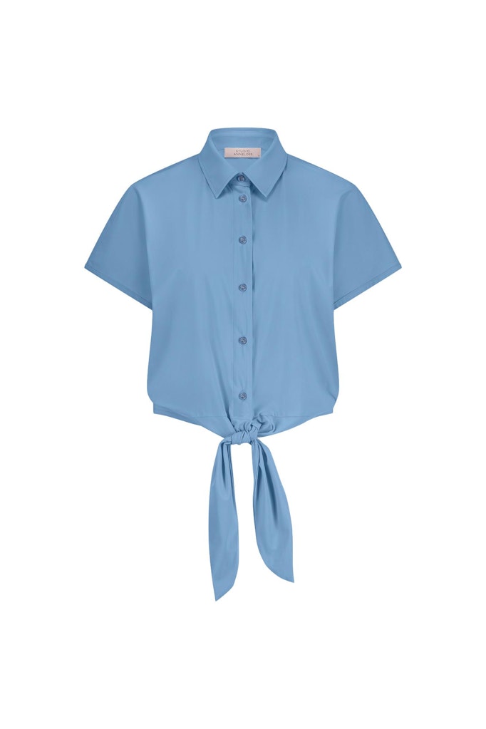 Studio Anneloes lena blouse 12922 6000 mid blue