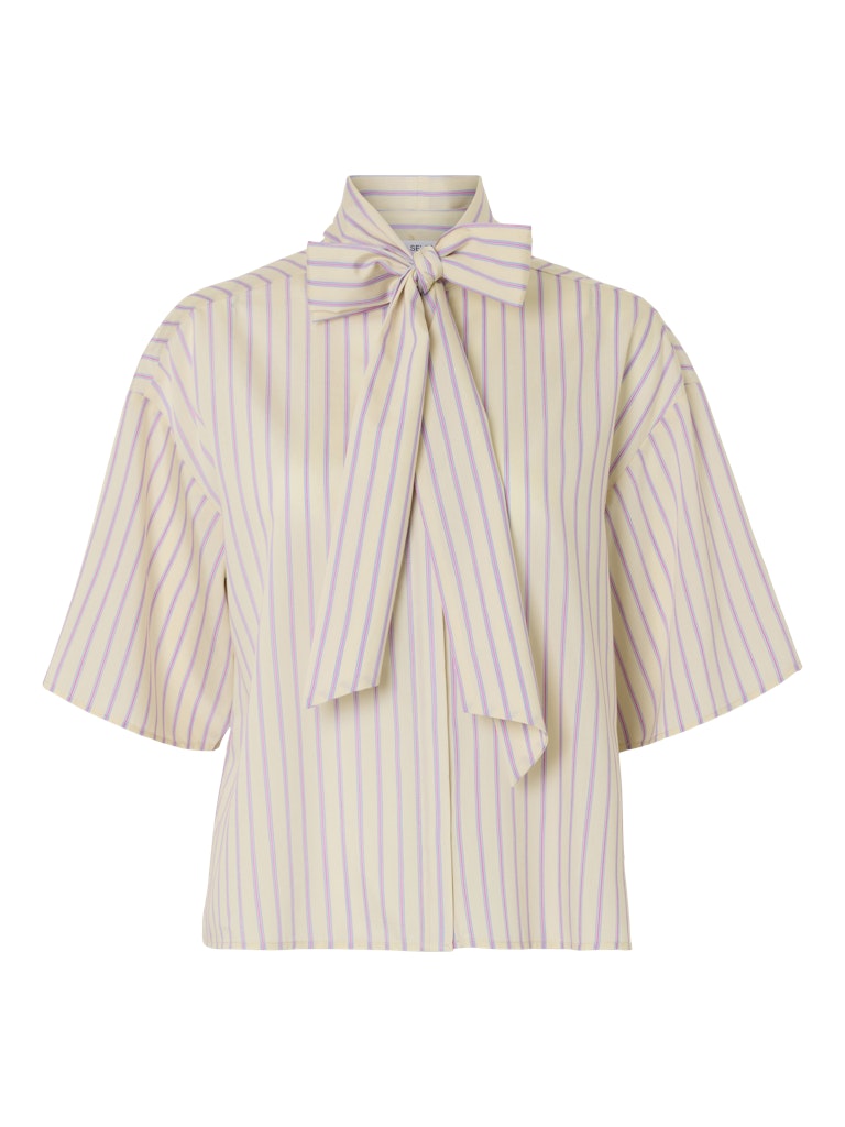 Selected Femme slflana-juno 3/4 bow shirt b 16097296 first bloom