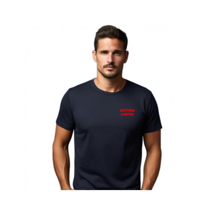 MANI TEXTILE We Are Family - TSHIRT HOMME EDITION LIMITÉE C℃UR BLEU L