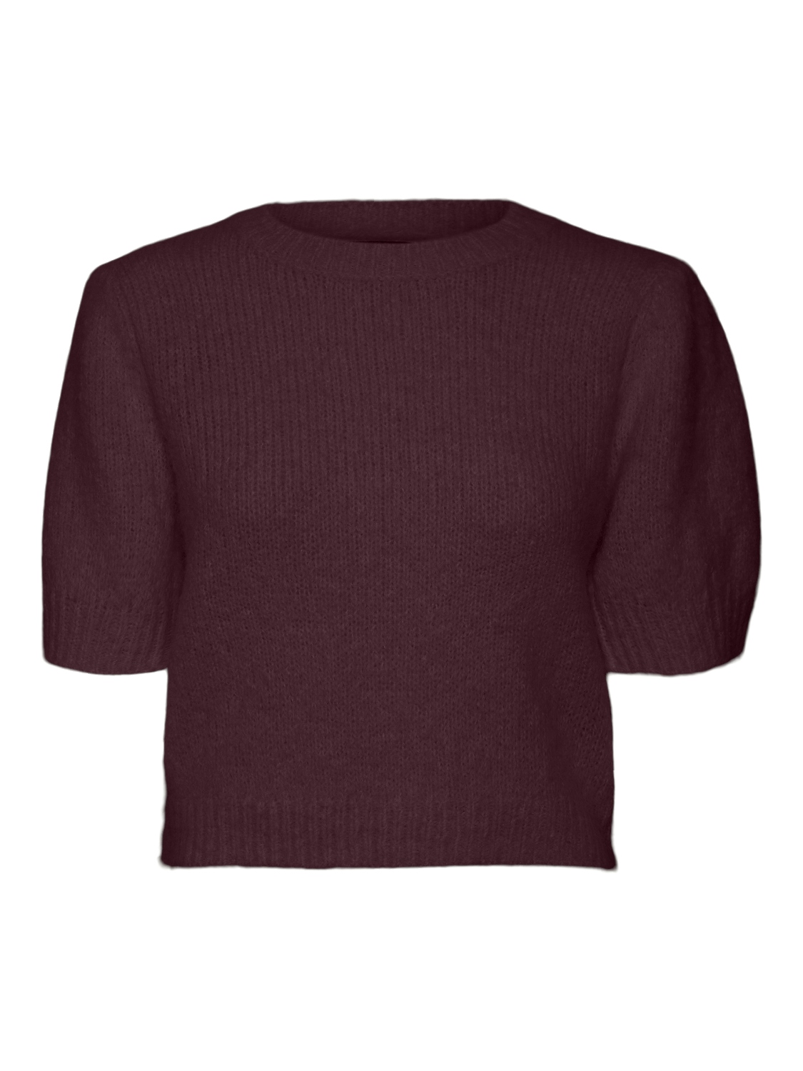 Vero Moda vmnovah ss o-neck puff pullover ga 10320494 winetasting