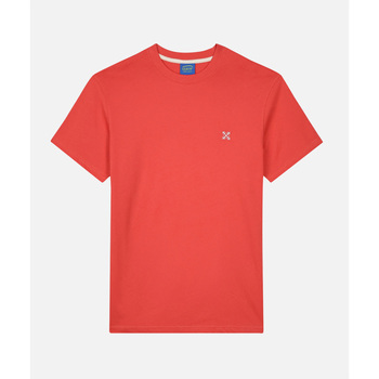Oxbow T-shirt Korte Mouw  Effen 4flo t-shirt geborduurd op de borst TEBAZ