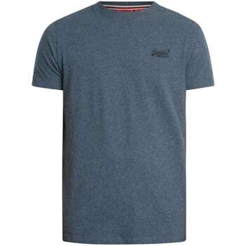 Superdry T-shirt Korte Mouw  Essentieel EMB-T-shirt met logo