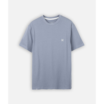 Oxbow T-shirt Korte Mouw  Effen geborduurd T-shirt met 4 flarden borduursel TEBAZ
