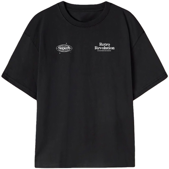 Superb 1982 T-shirt Korte Mouw  SPRB-SELLDRUGS-NEGRA