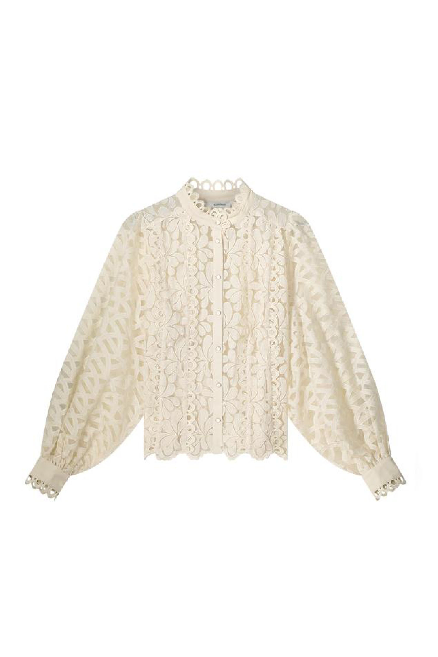 Summum 2s3191-12147 blouse lace organza