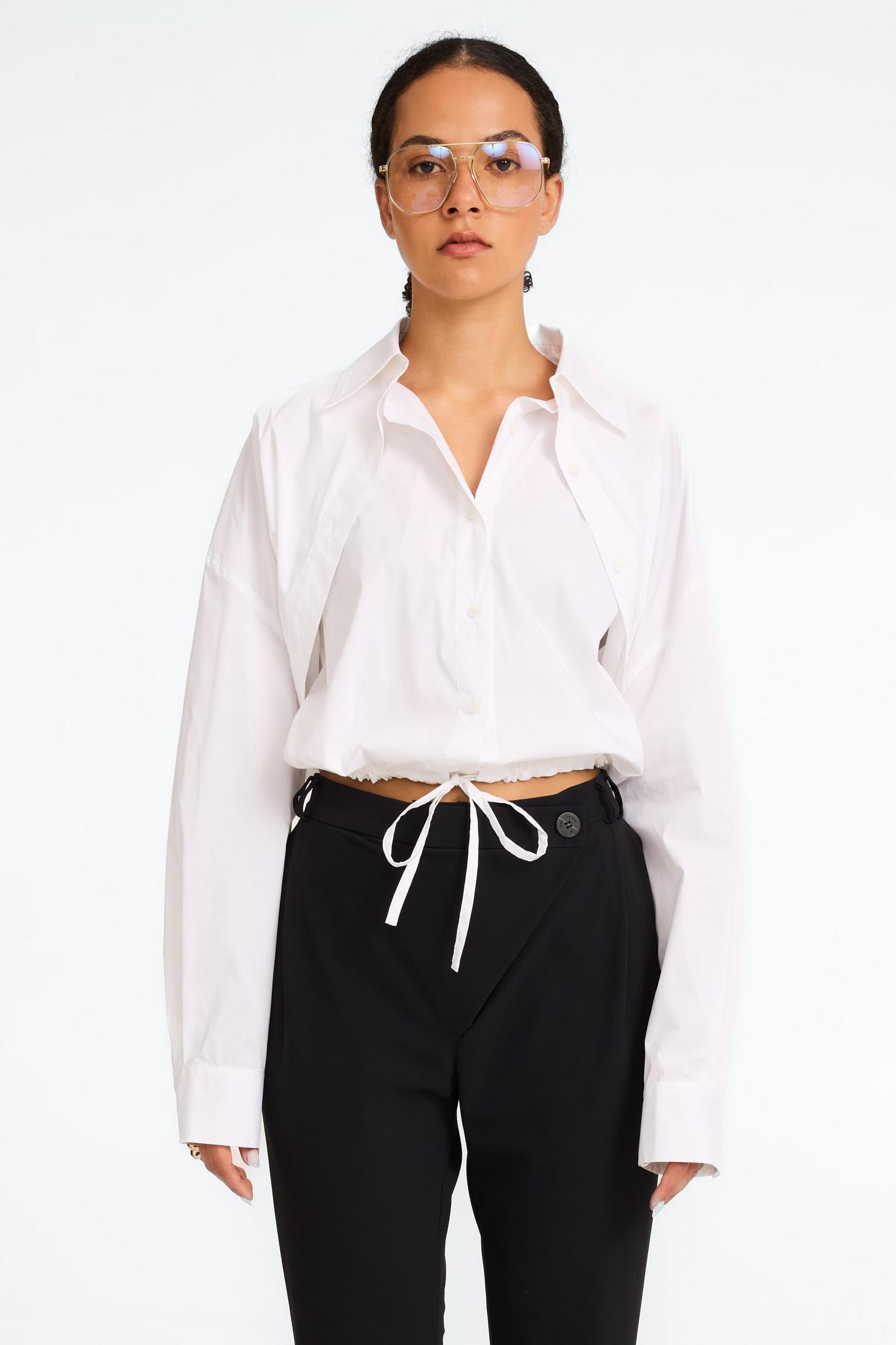 Jane Lushka Look cotton poplin blouse smc725230