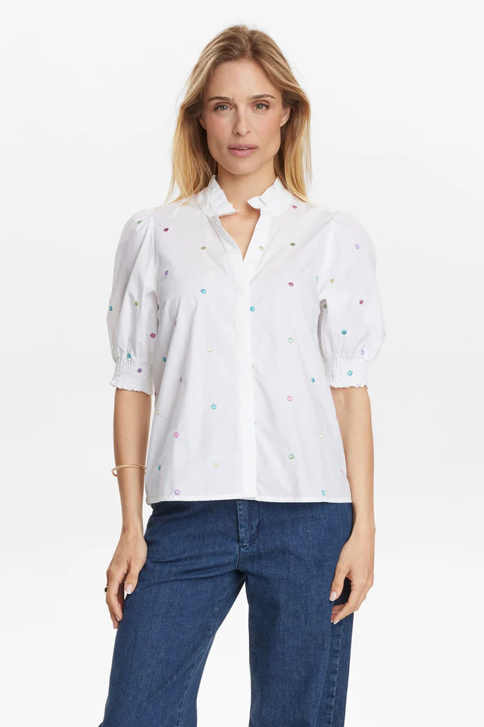 Nümph 705696 nujune shirt 9000 bright white
