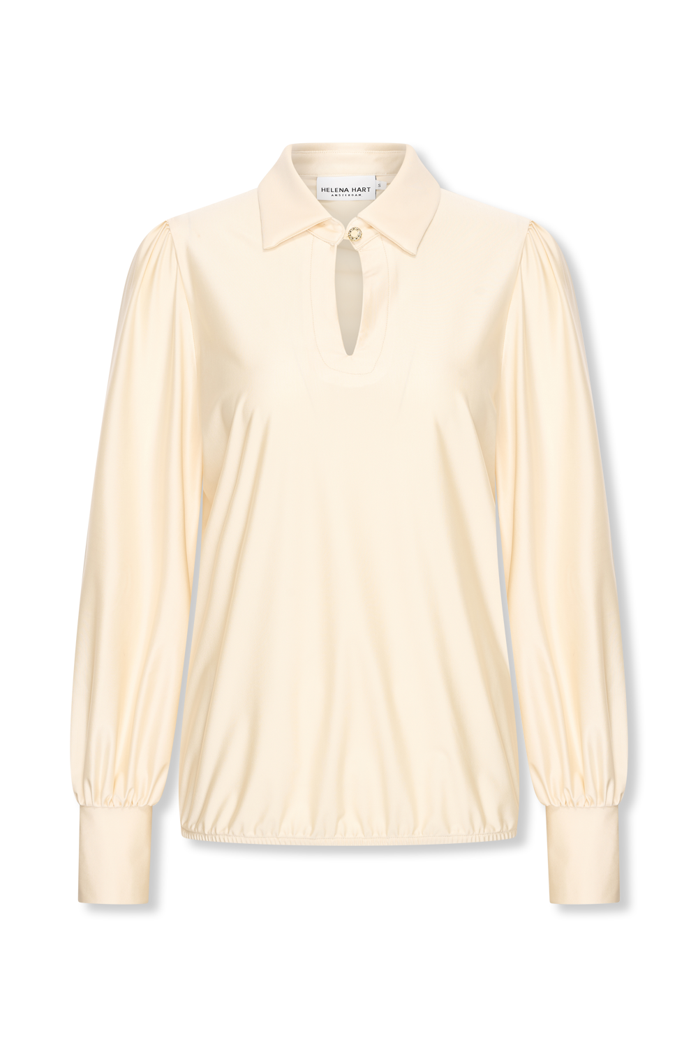 Helena Hart 7673 top seda glans ecru