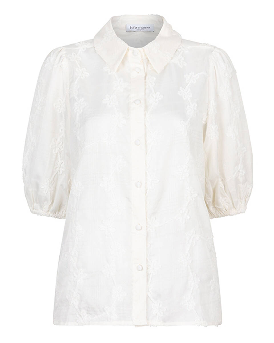 Lofty Manner Blouse korte mouw qg04 noemie