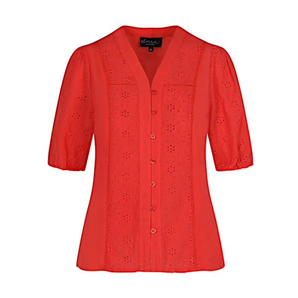 Elvira Collections Blouse romy coral red