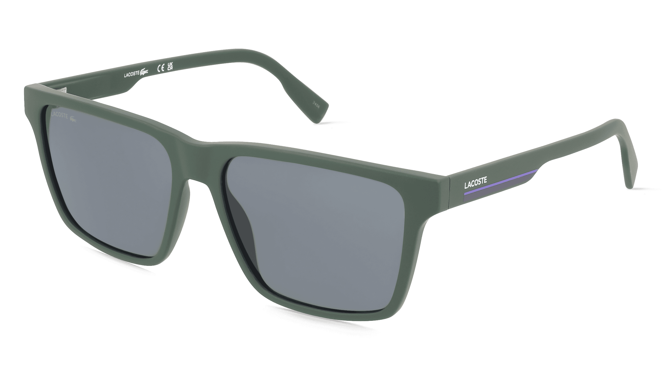 Lacoste L6039S Mannen Zonnebril, groen mat