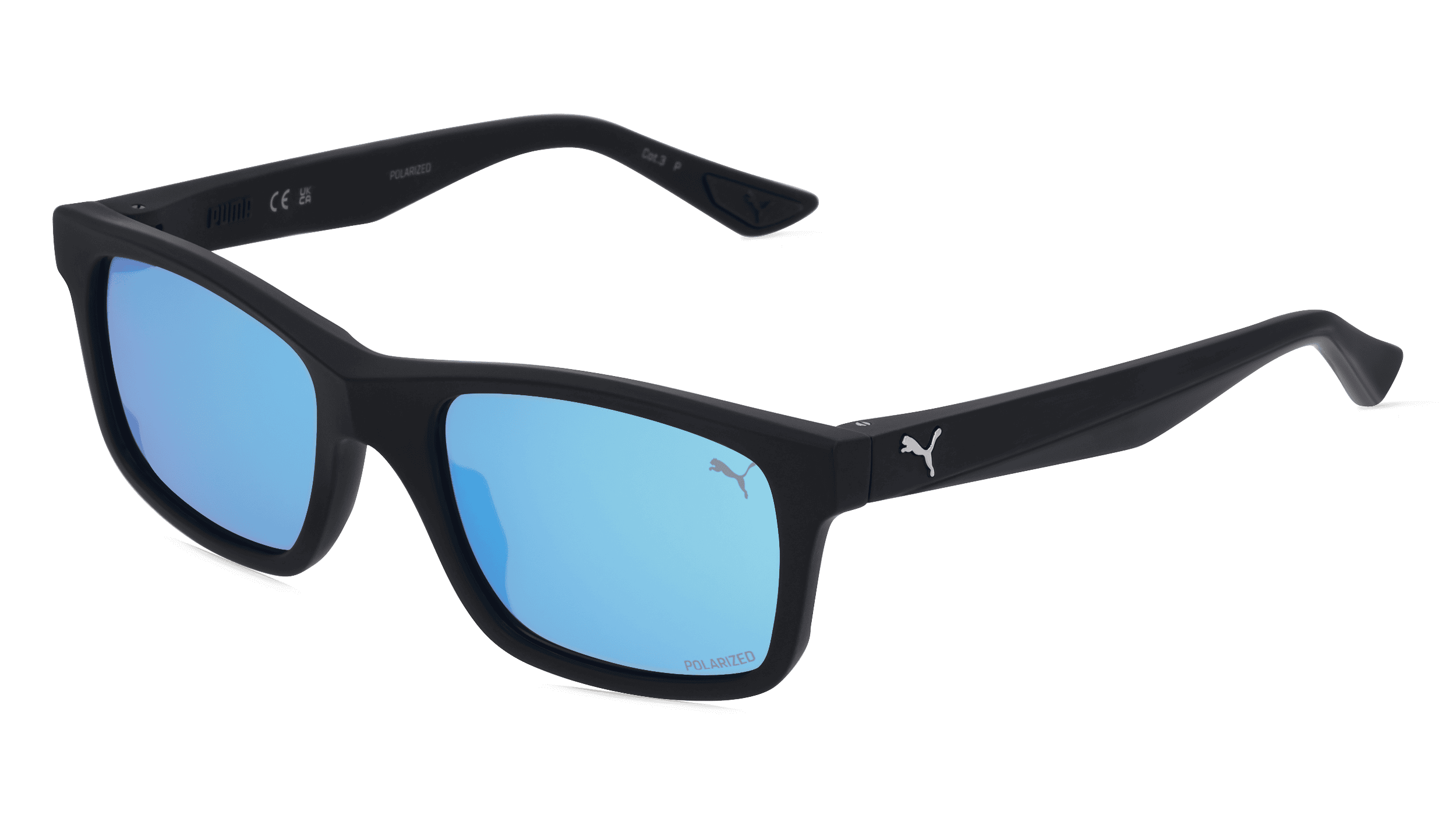 PUMA PU0402S Mannen Zonnebril, zwart mat