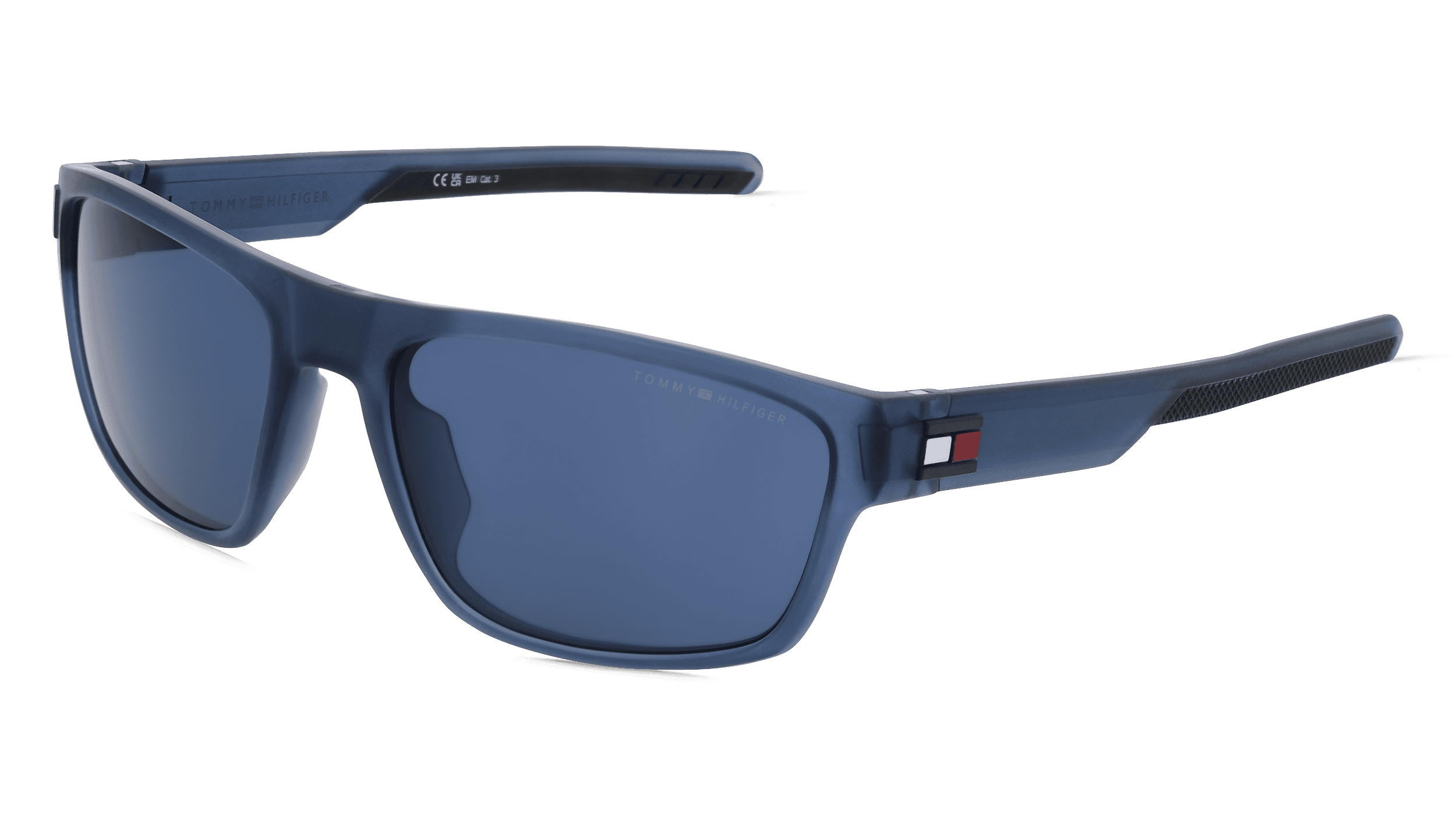 Tommy Hilfiger Eyewear TH 1978/S Mannen Zonnebril, blauw transparant