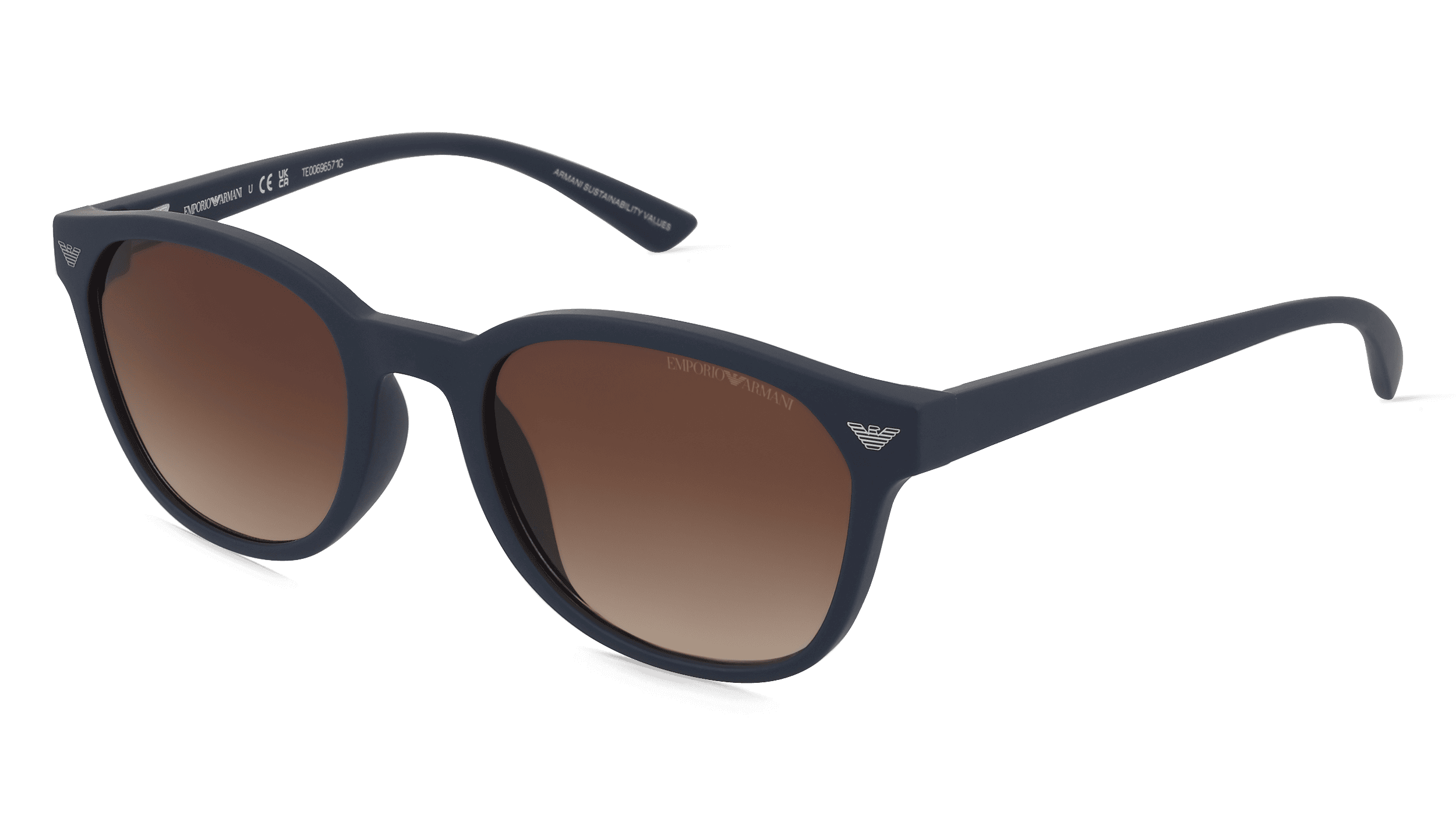 Emporio Armani 0EA4225U Mannen Zonnebril, blauw mat