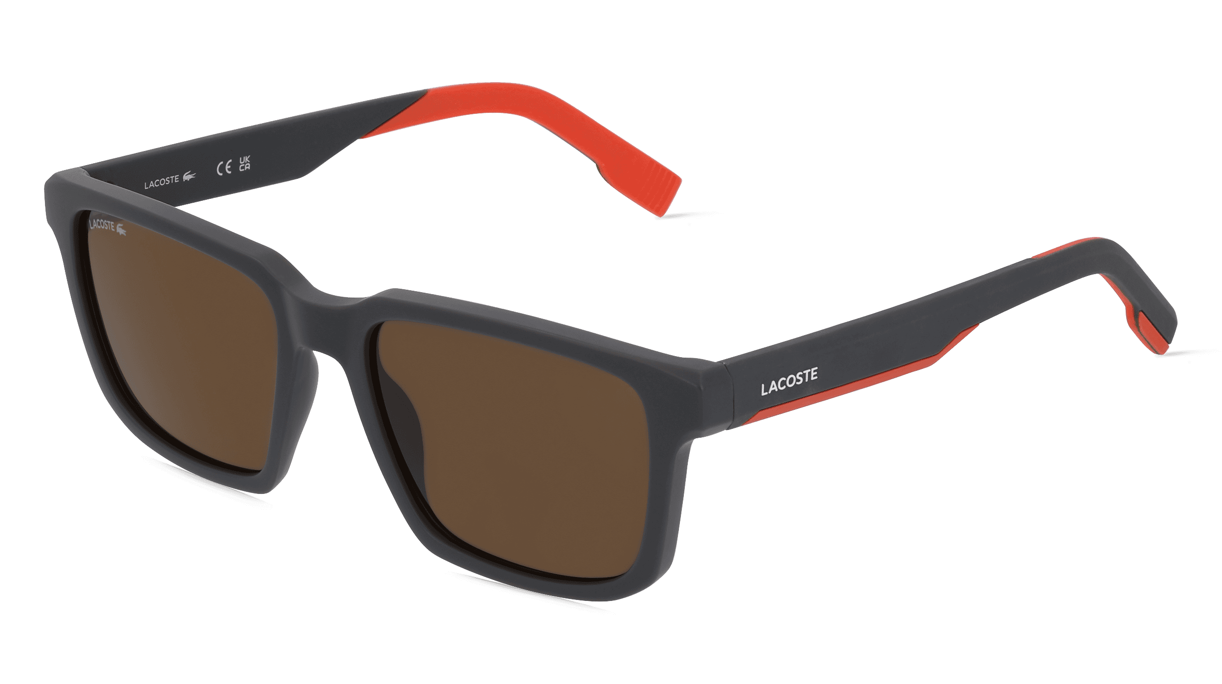 Lacoste L999S Mannen Zonnebril, Grijs mat