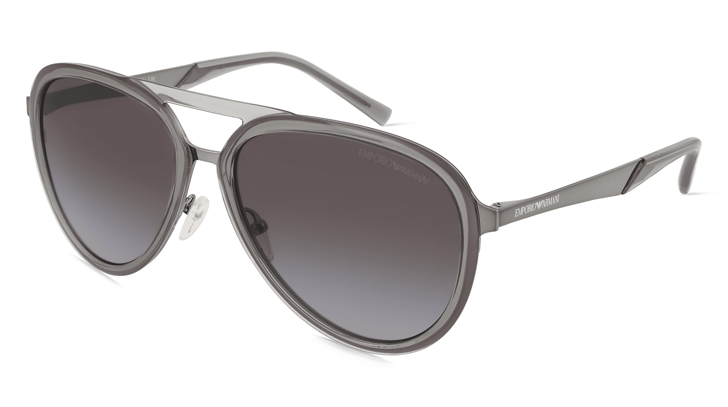 Emporio Armani EA2145 Mannen Zonnebril, grijs transparant