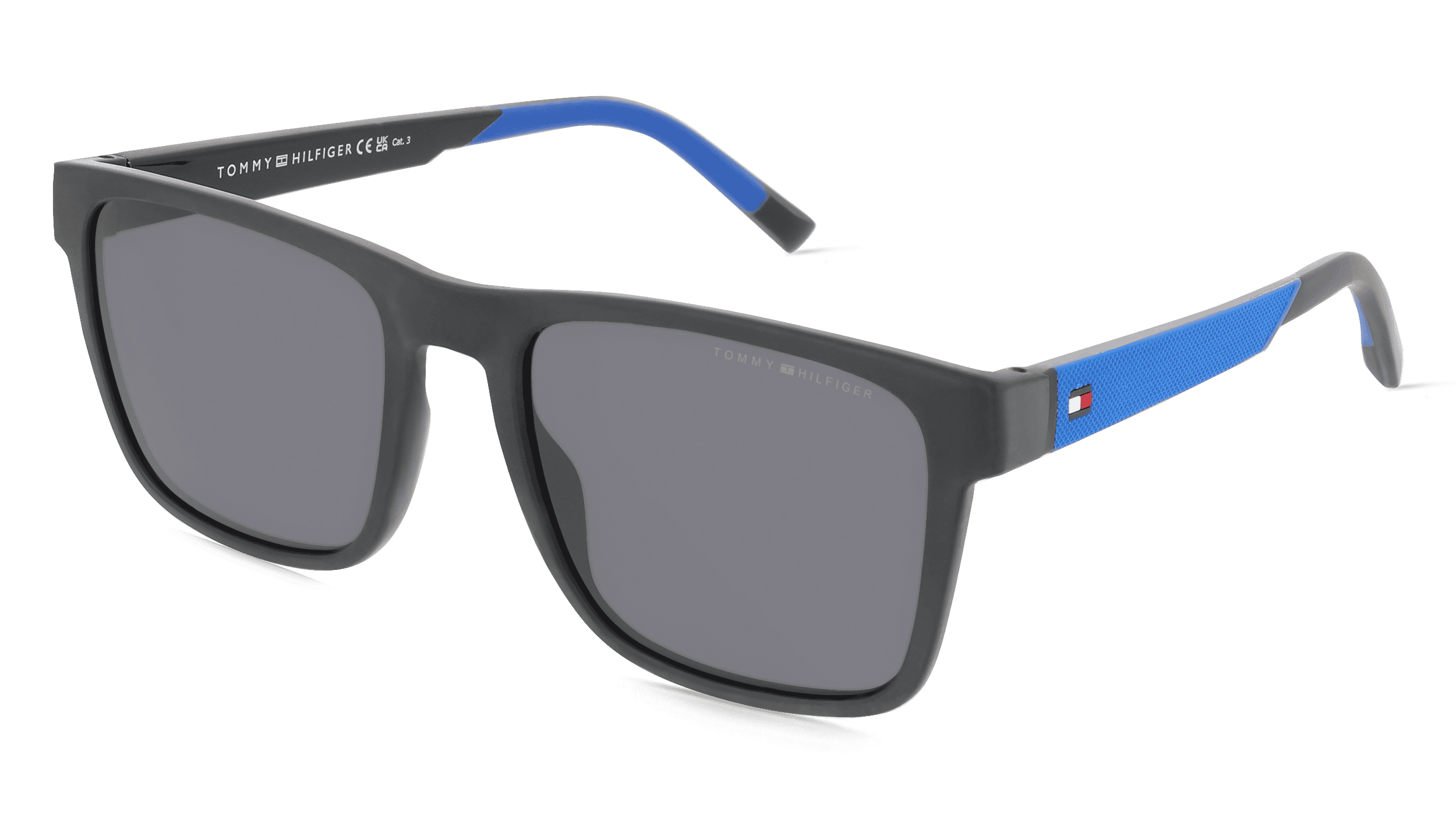 Tommy Hilfiger TH 2144/S Mannen Zonnebril, Zwart blauw