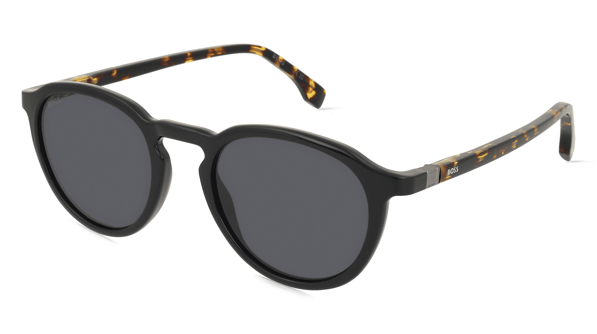 Boss 1491/S Mannen Zonnebril, zwart havana
