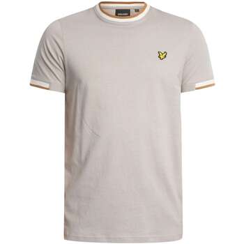Lyle & Scott T-shirt Korte Mouw Lyle & Scott Half gekanteld T-shirt