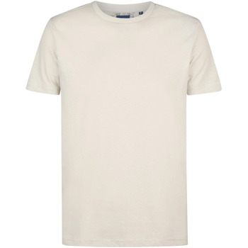 Petrol Industries T-shirt  T-Shirt Viewcrest Melange Ecru