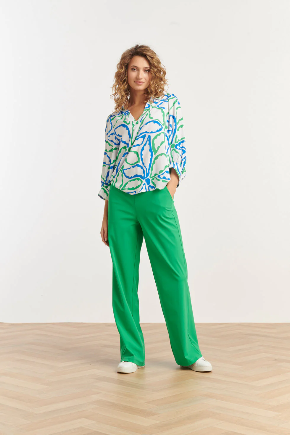 Smashed Lemon 25233 wijde broek van travel kwaliteitfel |