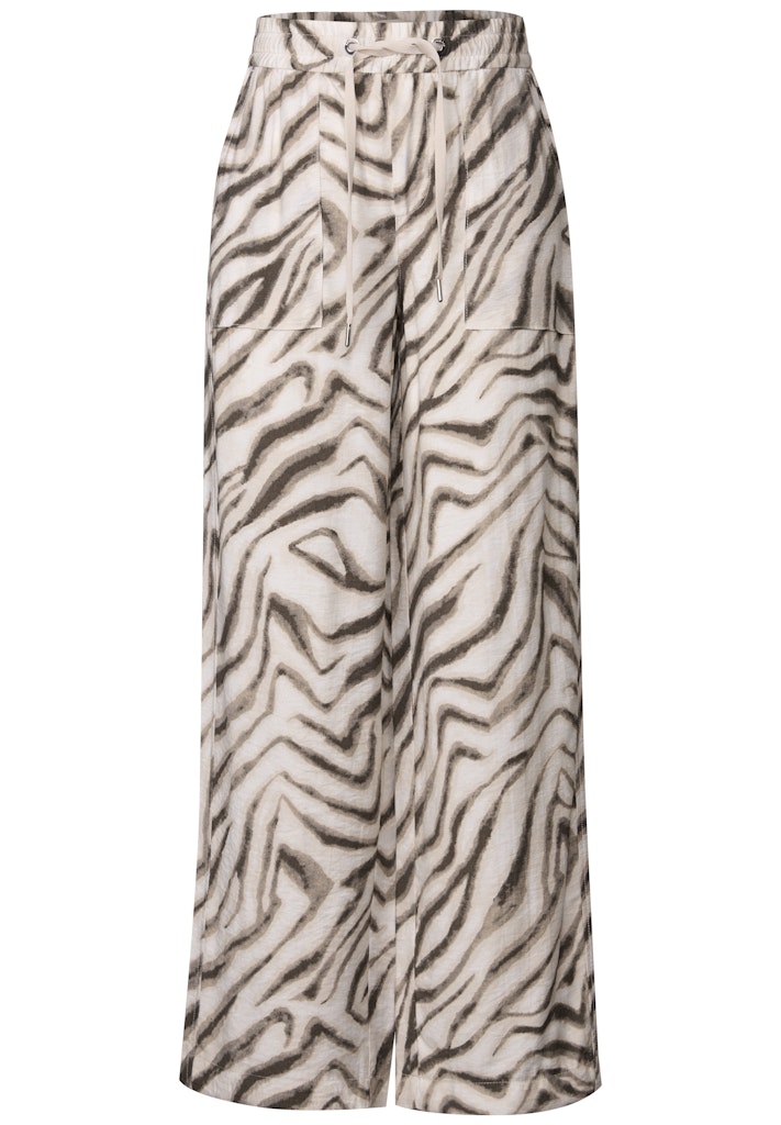 Street One a379436 wide leg crepe viscose
