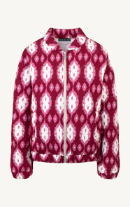 Jurkjes Boho Bomber Jacket Burgundy