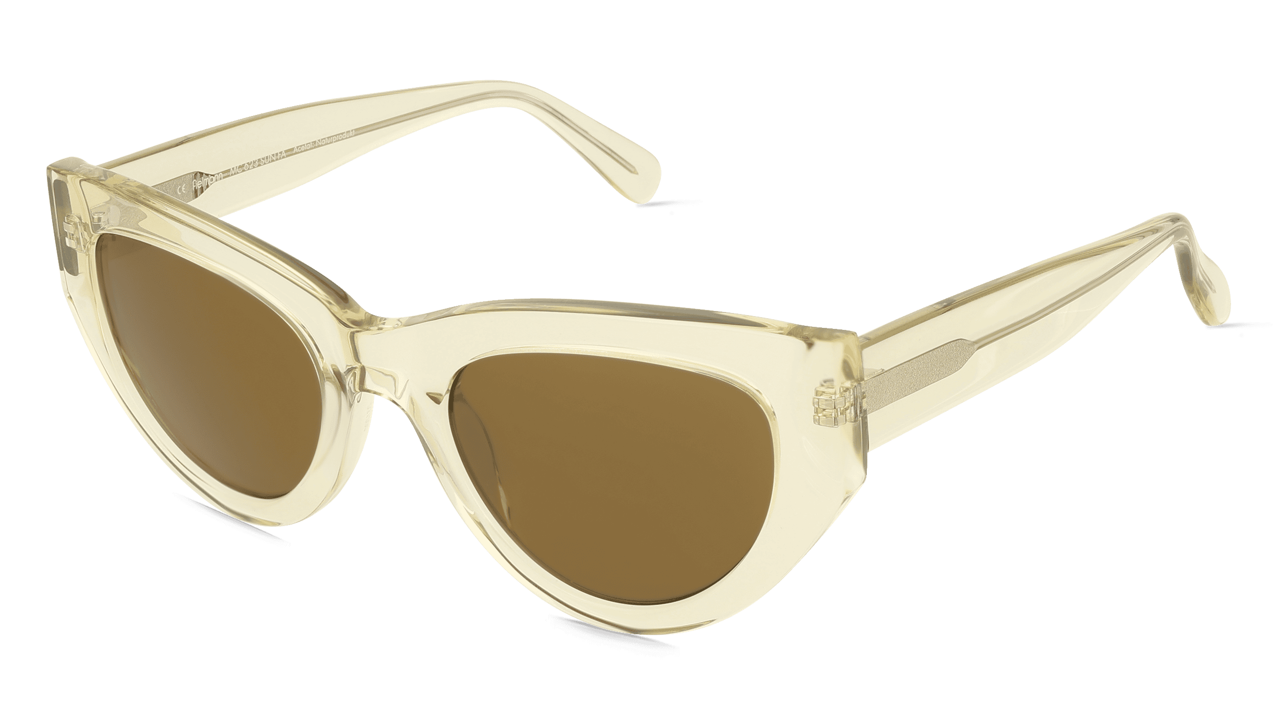 Fielmann MC 623 SUN FA AMY Vrouwen Zonnebril, geel transparant