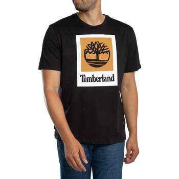 Timberland T-shirt Korte Mouw  Gekleurd kort grafisch T-shirt