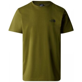 The North Face T-shirt  NF0A87NG M SS SIMPLE DOME-PIB FOREST OLIVE