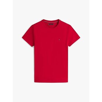 Tommy Hilfiger T-shirt  MW0MW10800 - STRETCH SLIM FIT-XLD MEDIUM RED