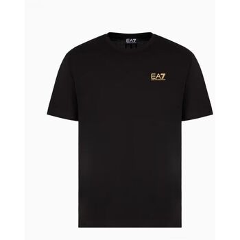 Emporio Armani EA7 T-shirt  7M000567 AF10375-MC004 BLACK/GOLD
