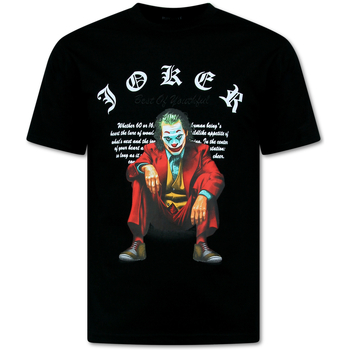 True Rise T-shirt Korte Mouw  Oversized Joker Print Grappig