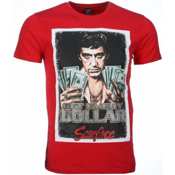 Local Fanatic T-shirt Korte Mouw  Scarface Get Every Dollar Print