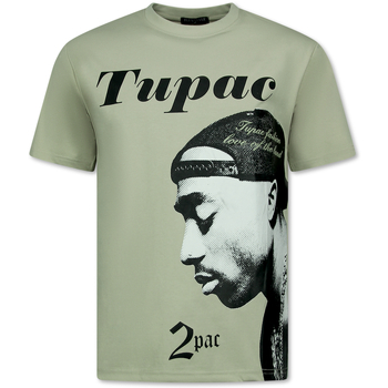 True Rise T-shirt Korte Mouw  Tupac Print