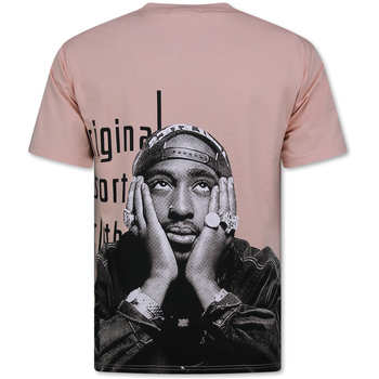 True Rise T-shirt Korte Mouw  Tupac Print Oversized