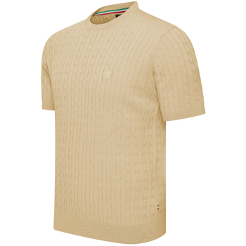 Cappuccino Italia T-shirt Korte Mouw  Loreto Cable Knit Tee