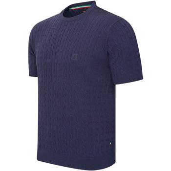 Cappuccino Italia T-shirt Korte Mouw  Loreto Cable Knit Tee