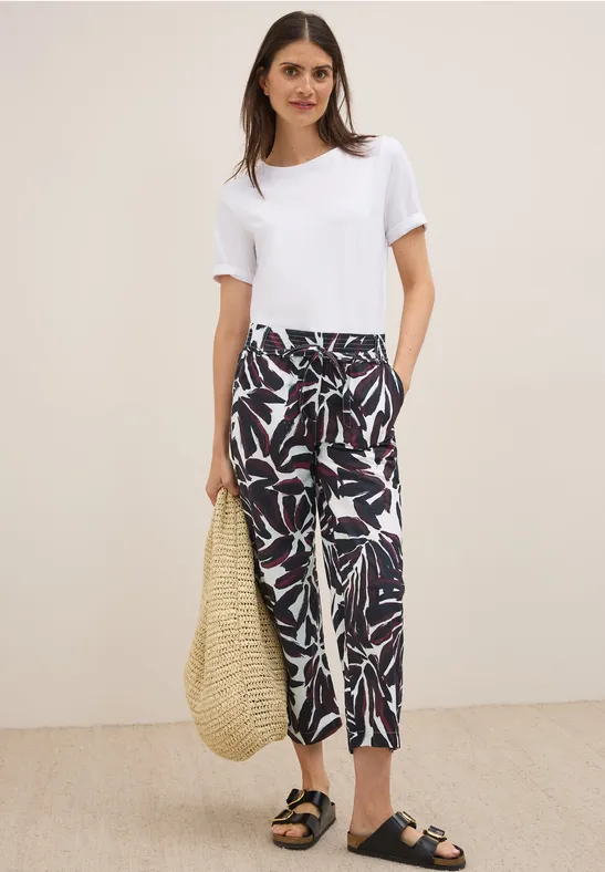Cecil Broek met gedessineerde Wide Legs