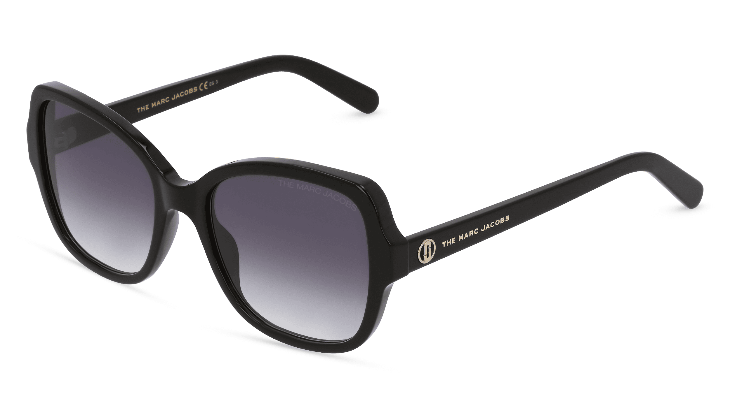 Marc Jacobs MARC 555/S Vrouwen Zonnebril, Zwart glanzend