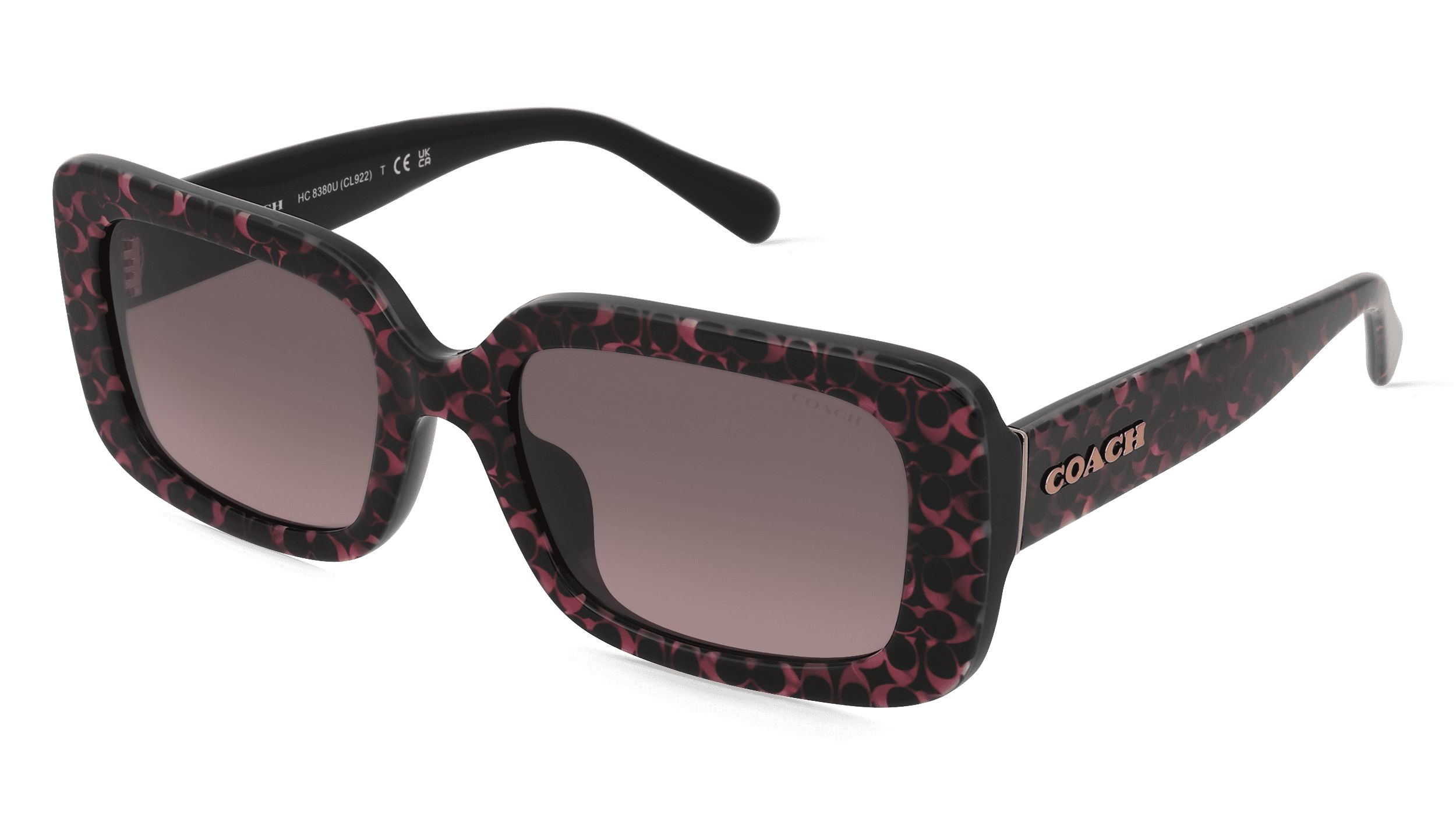 Coach HC8380U Vrouwen Zonnebril, Rose grijs