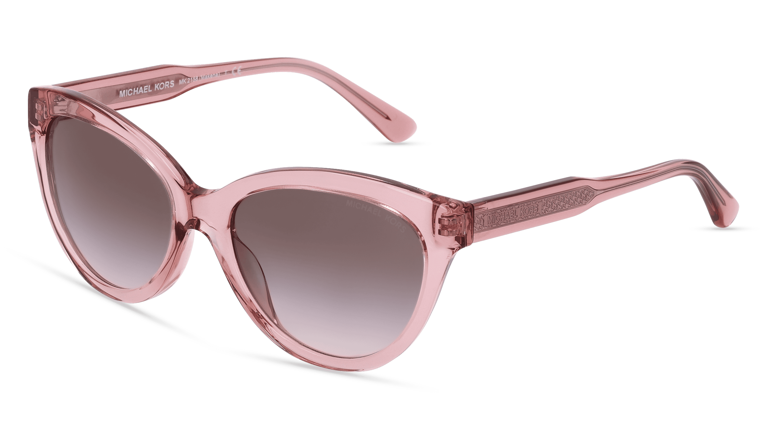 MICHAEL KORS MK2158 MAKENA Vrouwen Zonnebril, roze transparant