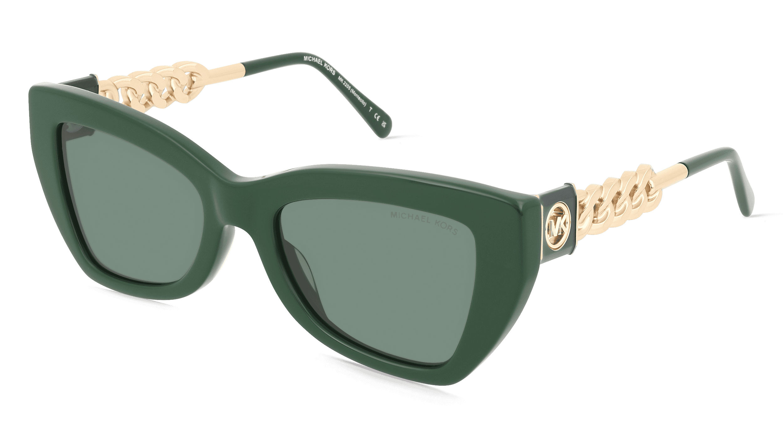 Michael Kors MK2205 Vrouwen Zonnebril, Groen donker