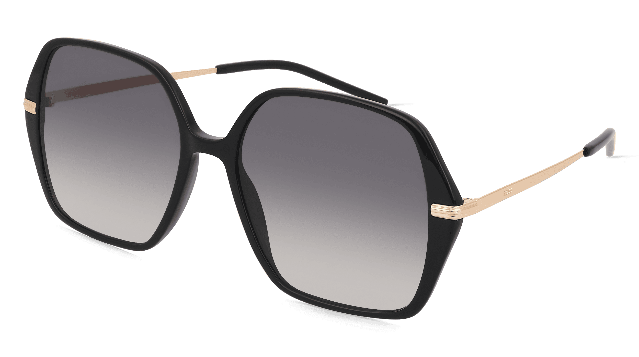 BOSS 1660/S Vrouwen Zonnebril, zwart goud