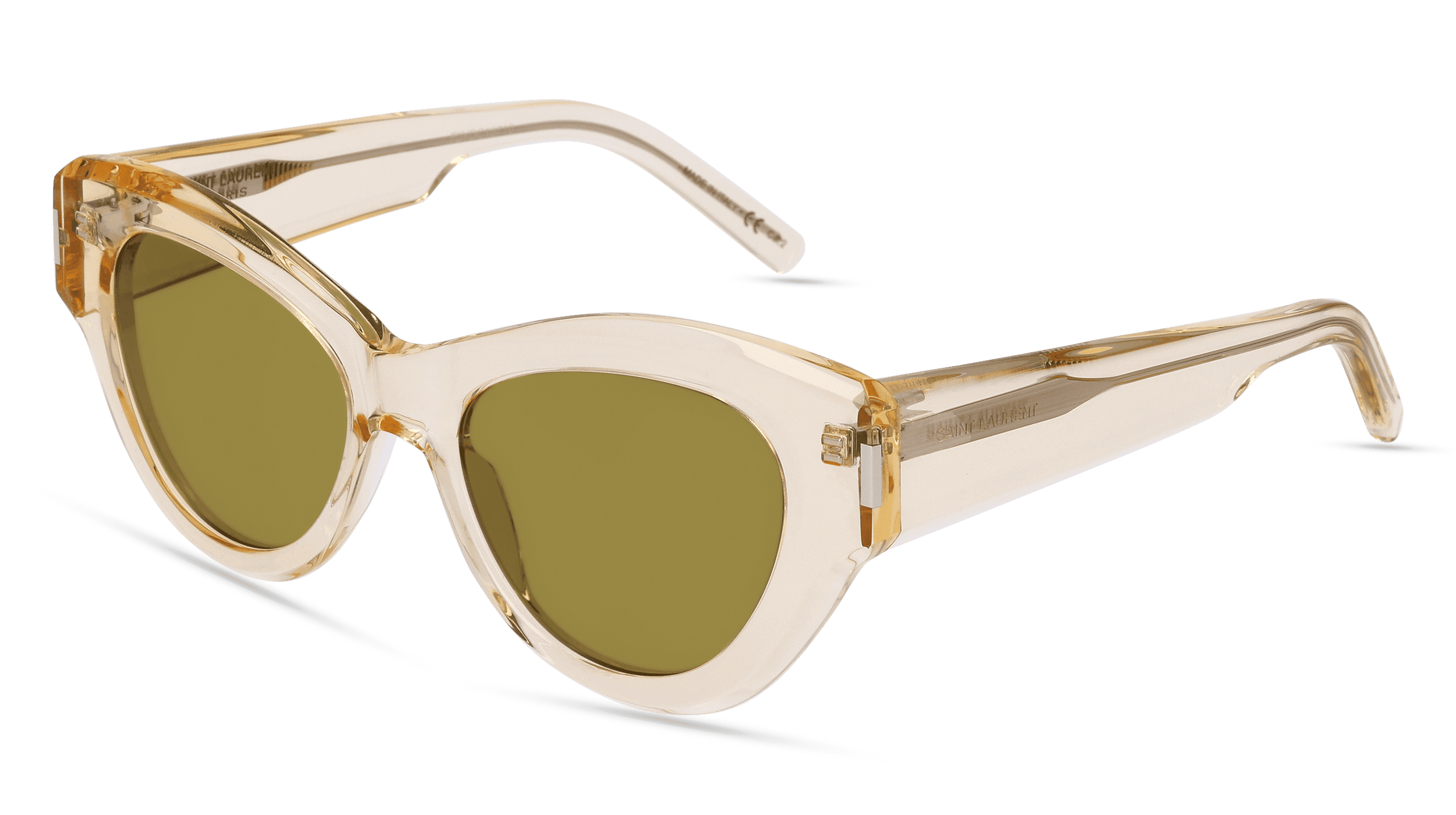 SAINT LAURENT PARIS SL 506 Vrouwen Zonnebril, oranje transparant