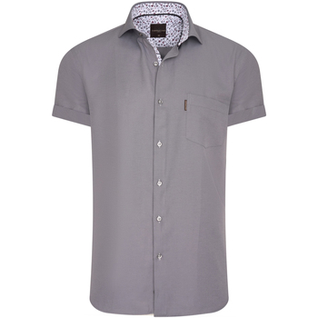 Cappuccino Italia Overhemd  Short Sleeve Blouse Antraciet