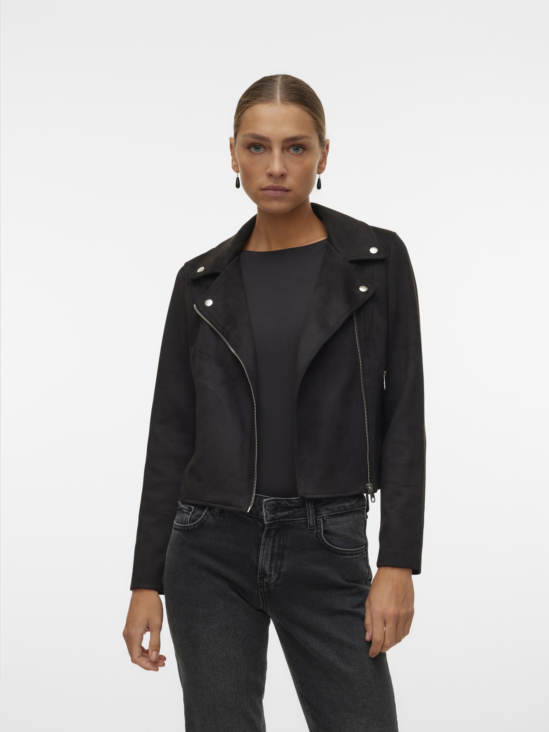 Vero Moda Vmjose ss24 short faux suede jacket
