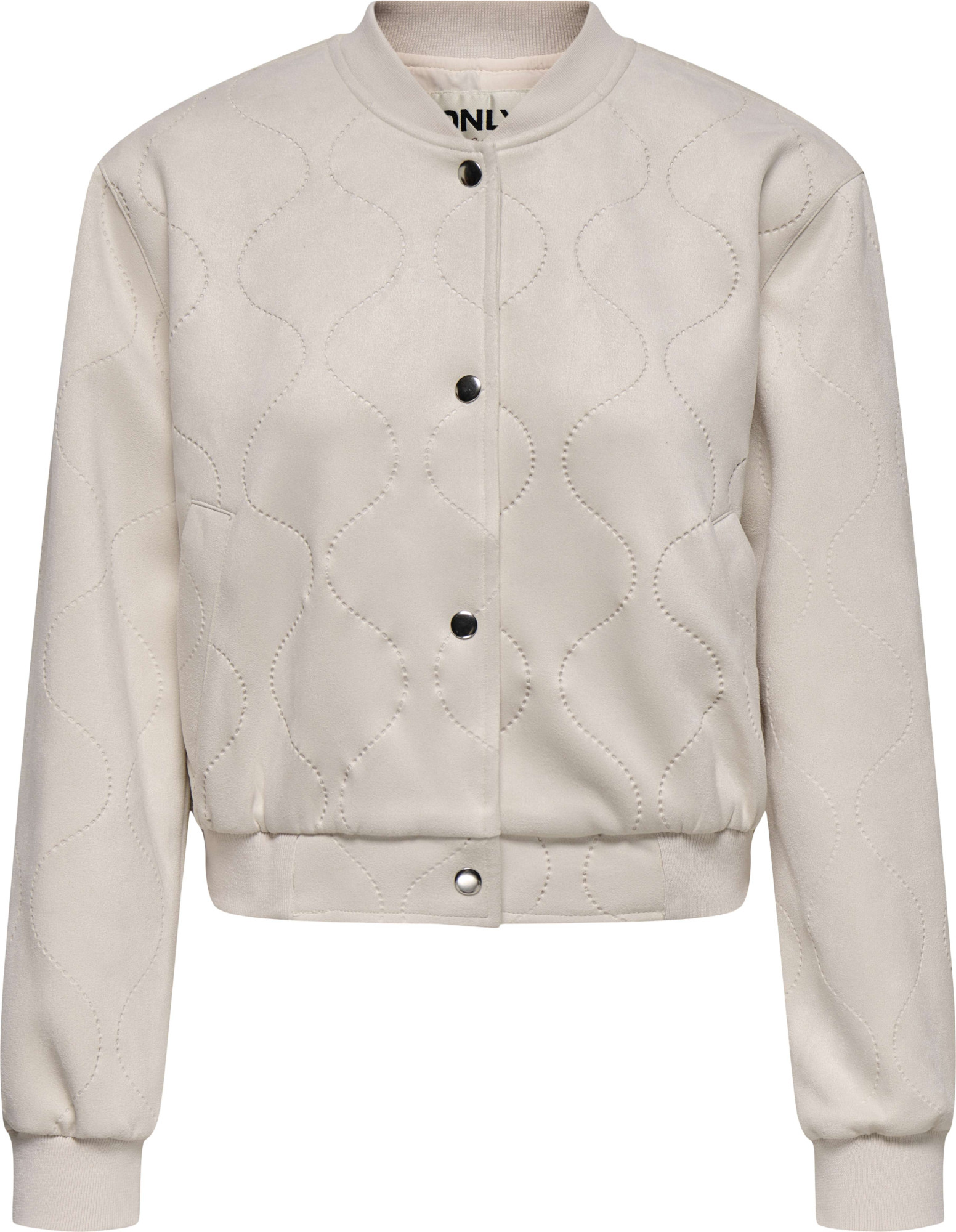 Only Onldawny faux suede bomber cc pnt pumice stone