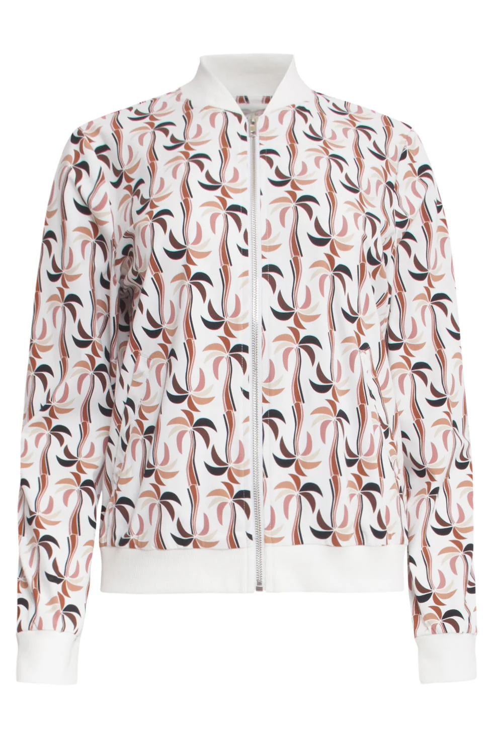 Smashed Lemon 25253 palm print bomber jackettravelkwaliteit |